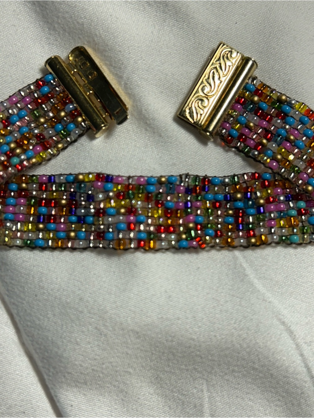 Multicolored seed bracelet - Picture 3 of 5